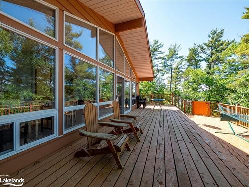 3140 Island 1810, Georgian Bay Twp, ON - Outdoor With Deck Patio Veranda With Exterior