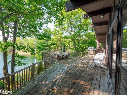 460 Island, Parry Sound, ON - Outdoor With Body Of Water With Deck Patio Veranda With Exterior