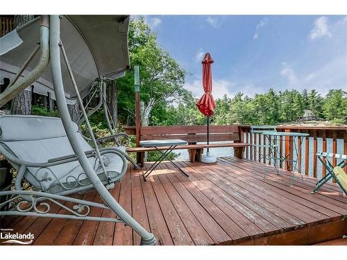 B207-7 Wahsoune Island, Archipelago South, ON - Outdoor With Deck Patio Veranda With Exterior