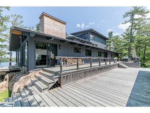 4 B415 Bernyk Island, Archipelago South, ON - Outdoor With Deck Patio Veranda With Exterior