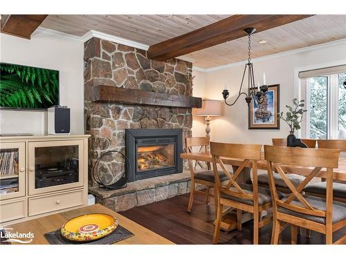 2-2802 Muskoka 118 Road W, Port Carling, ON - Indoor With Fireplace