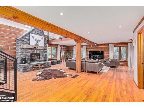 245596 22 Side Road, Meaford, ON - Indoor With Fireplace