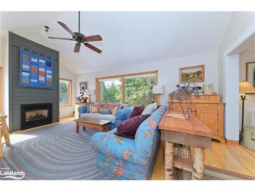 708148 21 County Road, Mulmur, ON - Indoor Photo Showing Living Room With Fireplace