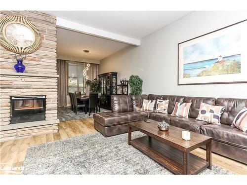 60 42Nd Street S, Wasaga Beach, ON - Indoor Photo Showing Living Room With Fireplace