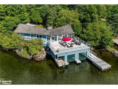 1-1281 Brackenrig Road, Port Carling, ON - Outdoor With Body Of Water With Deck Patio Veranda