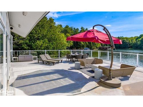 1-1281 Brackenrig Road, Port Carling, ON - Outdoor With Body Of Water With Deck Patio Veranda