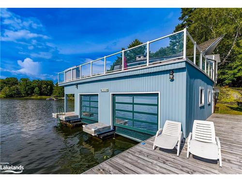 1-1281 Brackenrig Road, Port Carling, ON - Outdoor With Body Of Water With Deck Patio Veranda With Exterior