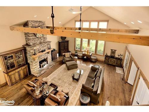 415763 10Th Line, The Blue Mountains, ON - Indoor With Fireplace