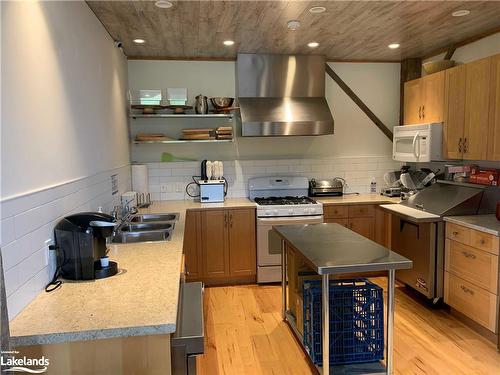 415763 10Th Line, The Blue Mountains, ON - Indoor Photo Showing Kitchen With Double Sink