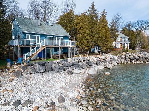 283 Cedar Avenue, Meaford, ON - Outdoor With Body Of Water With Deck Patio Veranda
