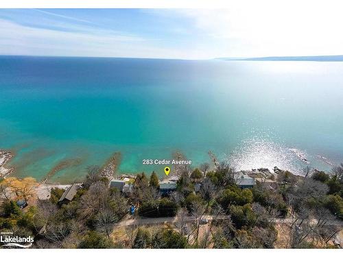 283 Cedar Avenue, Meaford, ON - Outdoor With Body Of Water With View