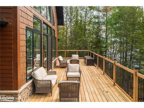 12905 Fishpole Point, Dorset, ON - Outdoor With Deck Patio Veranda With Exterior