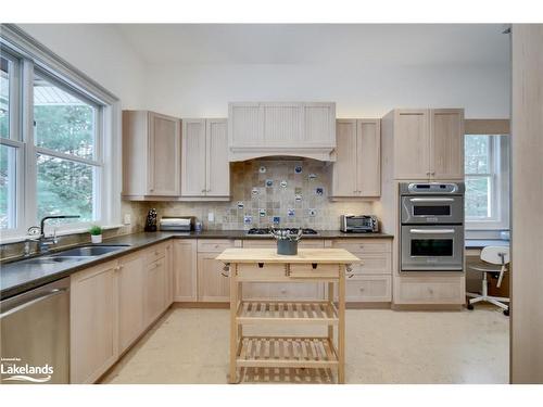 39 Estate Drive, Port Carling, ON - Indoor Photo Showing Kitchen With Double Sink