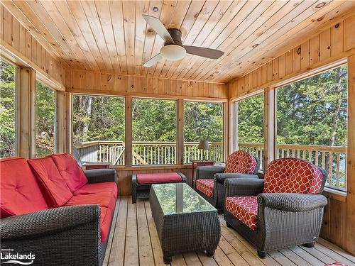 1397 Port Cunnington Road, Dwight, ON -  With Deck Patio Veranda With Exterior