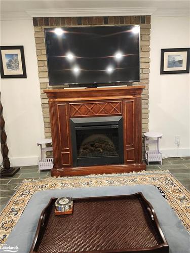 18 Belcher Street, Collingwood, ON - Indoor Photo Showing Living Room With Fireplace