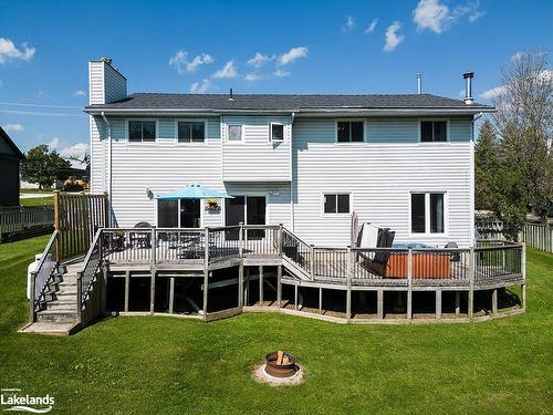 1247 County 124 Road, Clearview, ON - Outdoor With Deck Patio Veranda With Exterior