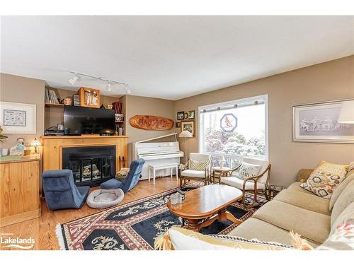 209548 Highway 26, The Blue Mountains, ON - Indoor Photo Showing Living Room With Fireplace