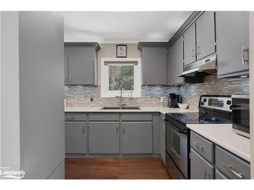 1874 Hwy 592 N, Emsdale, ON - Indoor Photo Showing Kitchen With Double Sink With Upgraded Kitchen