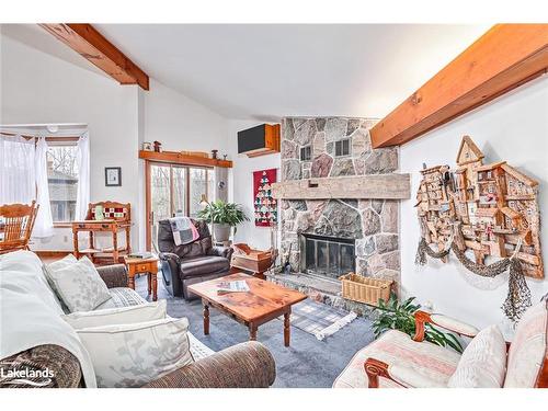 108 Timmons Street, Craigleith, ON - Indoor Photo Showing Living Room With Fireplace