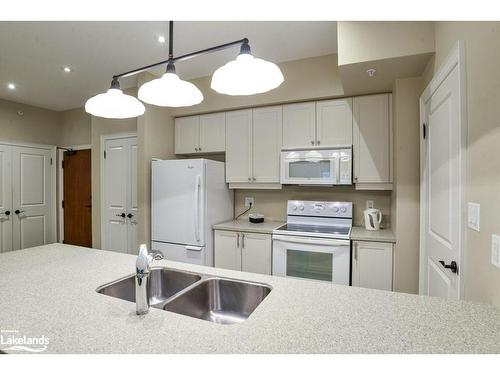 402-391B Manitoba Street, Bracebridge, ON - Indoor Photo Showing Kitchen With Double Sink