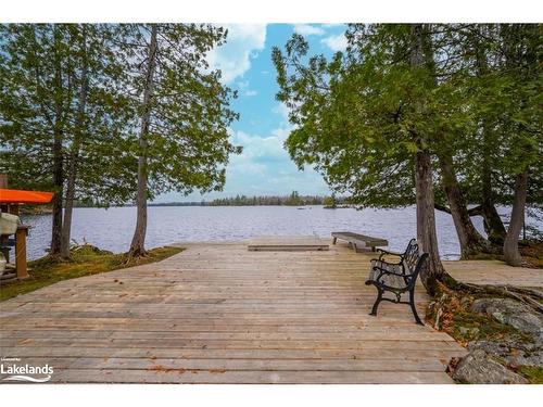 24 Wendy'S Lane, Mckellar, ON - Outdoor With Body Of Water With Deck Patio Veranda With View