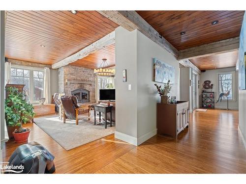 177 Osprey Heights Road, Grey Highlands, ON - Indoor With Fireplace