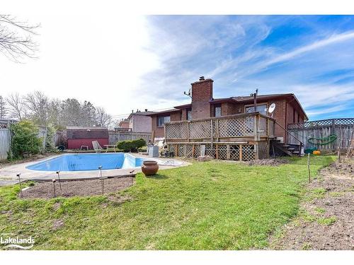 20 Lindsay Crescent, Orillia, ON - Outdoor With In Ground Pool With Backyard