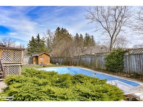 20 Lindsay Crescent, Orillia, ON - Outdoor With In Ground Pool With Deck Patio Veranda With Backyard
