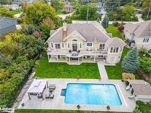 133 Lakeshore Road E, The Blue Mountains, ON - Outdoor With In Ground Pool With Deck Patio Veranda