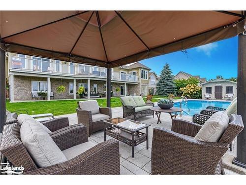 133 Lakeshore Road E, The Blue Mountains, ON - Outdoor With In Ground Pool With Deck Patio Veranda With Exterior