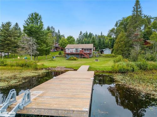 9 Courland Road, Ahmic Harbour, ON - Outdoor With Body Of Water With Deck Patio Veranda With View