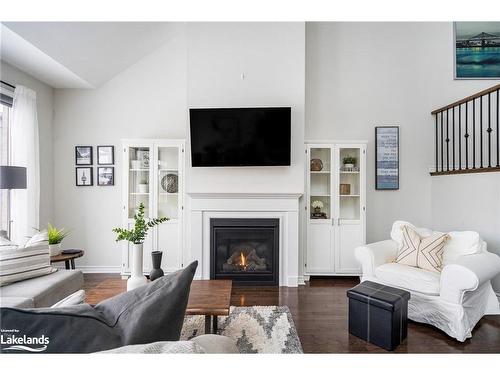 89 Mclean Avenue, Collingwood, ON - Indoor Photo Showing Living Room With Fireplace