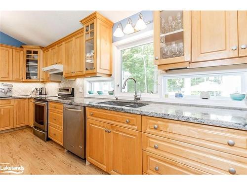 36 Rosemary Road, Tiny, ON - Indoor Photo Showing Kitchen With Double Sink