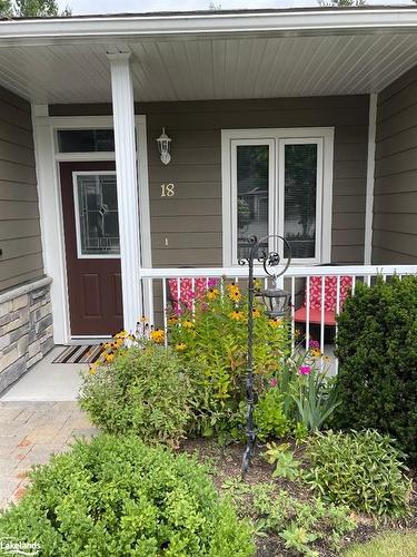 18 Maple Court, Coldwater, ON - Outdoor With Deck Patio Veranda
