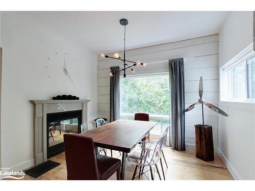 184 Pearson Street, Meaford, ON - Indoor Photo Showing Dining Room With Fireplace