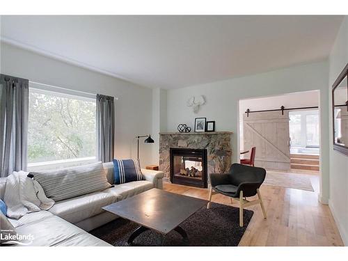 184 Pearson Street, Meaford, ON - Indoor Photo Showing Living Room With Fireplace