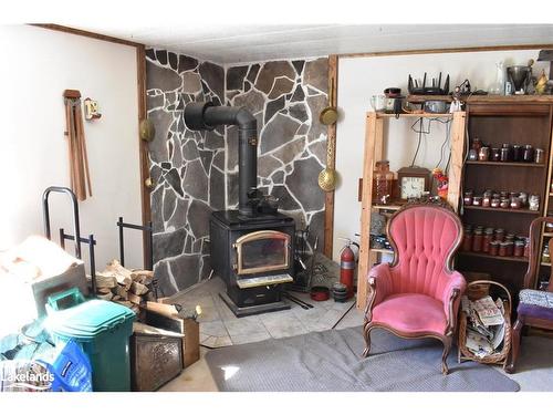1336 Minnicock Lake Road, Haliburton, ON - Indoor With Fireplace