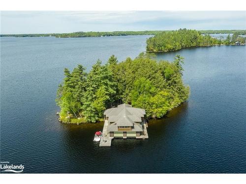 0 M  (Mossy Rock) Island, Port Carling, ON - Outdoor With Body Of Water With View