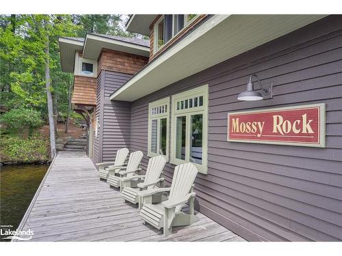 0 M  (Mossy Rock) Island, Port Carling, ON - Outdoor With Deck Patio Veranda With Exterior