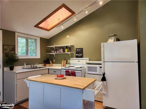 1287 Hamilton Road, Minden Hills, ON - Indoor Photo Showing Kitchen With Double Sink