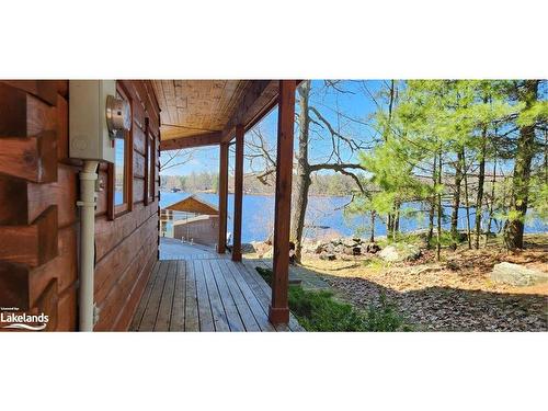 3152 Maclean Lake North Shore Road, Severn, ON - Outdoor With Body Of Water With Deck Patio Veranda With View