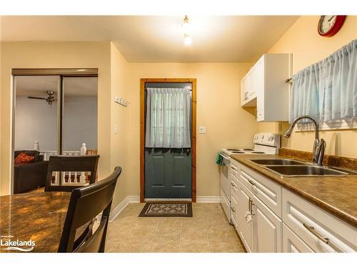 349 Balm Beach Road W, Tiny Twp, ON - Indoor Photo Showing Kitchen With Double Sink