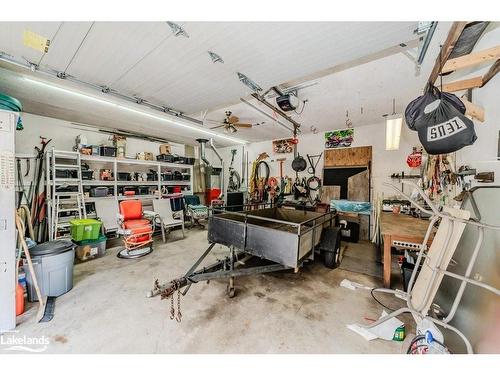 1075 Blue Lake Road, Huntsville, ON - Indoor Photo Showing Garage