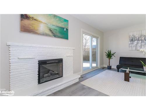 251 Wellesworth Drive, Toronto, ON - Indoor Photo Showing Living Room With Fireplace