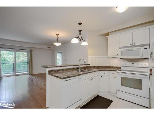 207-391 James Street W, Gravenhurst, ON - Indoor Photo Showing Kitchen With Double Sink