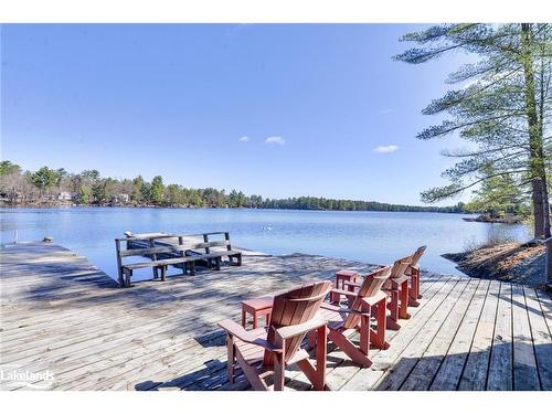 1099 Oak Road, Gravenhurst, ON - Outdoor With Body Of Water With Deck Patio Veranda With View
