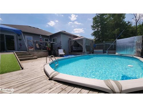 138 Constance Boulevard, Wasaga Beach, ON - Outdoor With Above Ground Pool With Deck Patio Veranda With Backyard