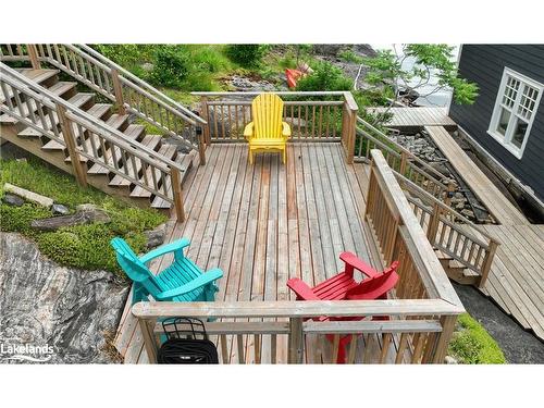 1210 Parkers Point Road, Gravenhurst, ON - Outdoor With Deck Patio Veranda With Exterior