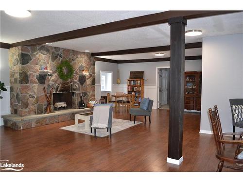204 Mineral Springs Road, Huntsville, ON - Indoor With Fireplace