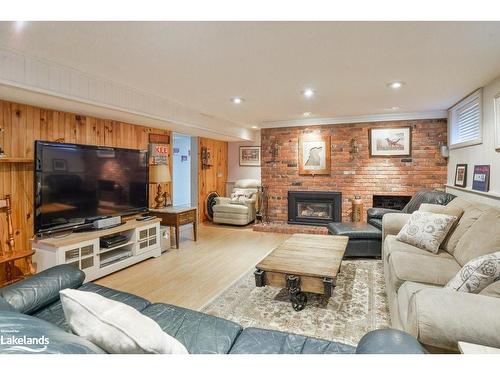 2 Brobst Forest Crescent, Bracebridge, ON - Indoor Photo Showing Living Room With Fireplace